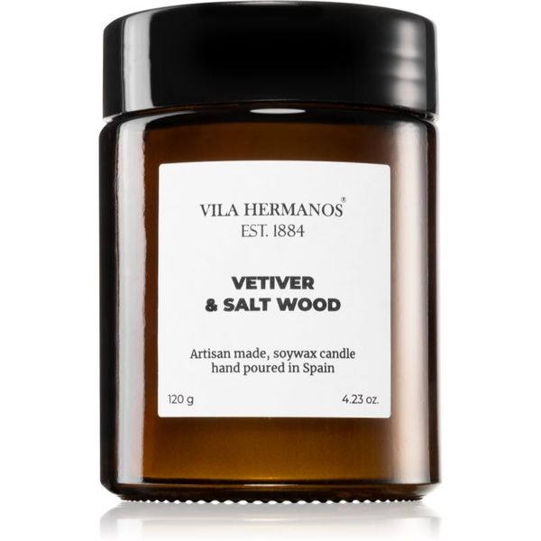 Vila Hermanos Vila Hermanos Apothecary Vetiver & Salt Wood mirisna svijeća 120 g