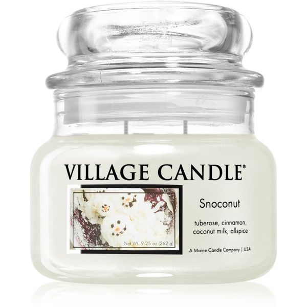 Village Candle Village Candle Snoconut mirisna svijeća (Glass Lid) 262 g