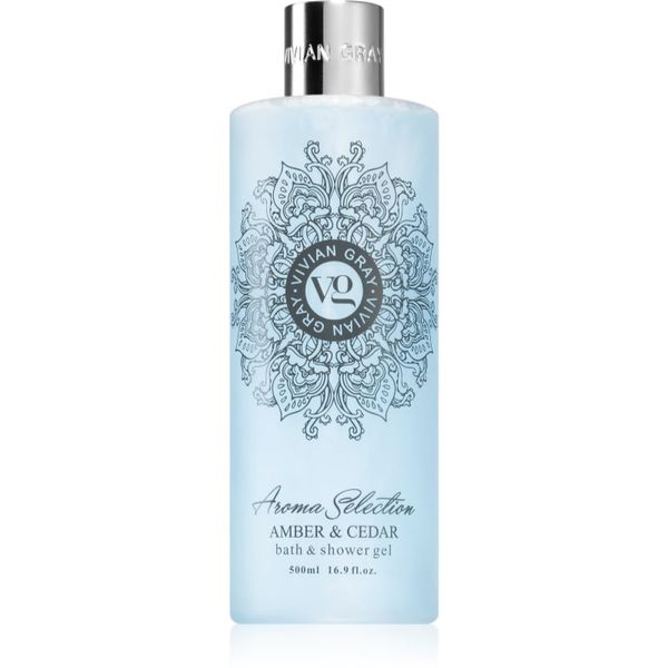 Vivian Gray Vivian Gray Aroma Selection Amber & Cedar gel za kupku i tuširanje 500 ml