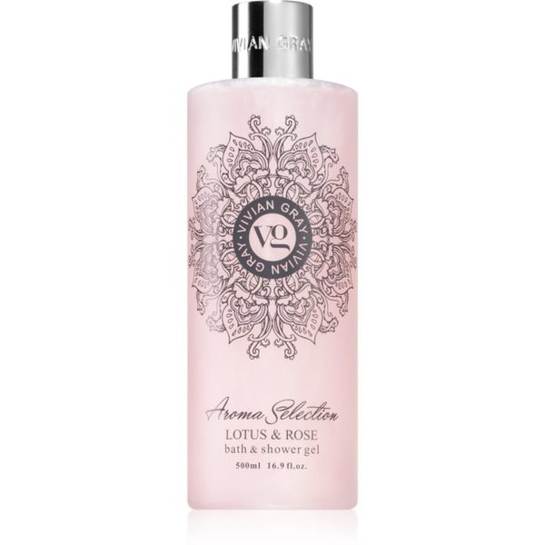 Vivian Gray Vivian Gray Aroma Selection Lotus & Rose gel za kupku i tuširanje 500 ml