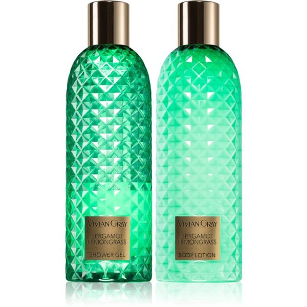 Vivian Gray Vivian Gray Gemstone Bergamot & Lemongras poklon set za tijelo 2x300 ml