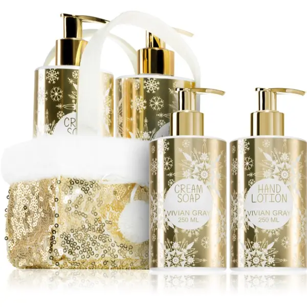Vivian Gray Vivian Gray Golden Glitters Vanilla & Patchouli poklon set za ruke