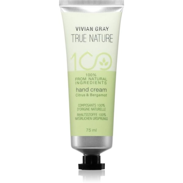 Vivian Gray Vivian Gray True Nature Citrus & Bergamot hidratantna krema za ruke 75 ml