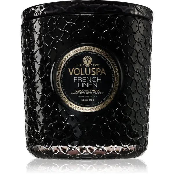 VOLUSPA VOLUSPA Maison Noir French Linen mirisna svijeća 850 g