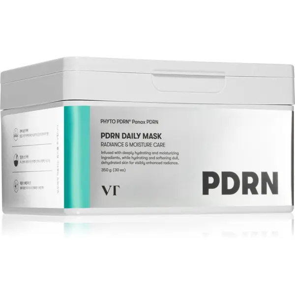 VT Cosmetics VT Cosmetics PDRN Daily Mask hidratantna sheet maska za sjaj i zaglađivanje kože lica veliko pakiranje 30 kom