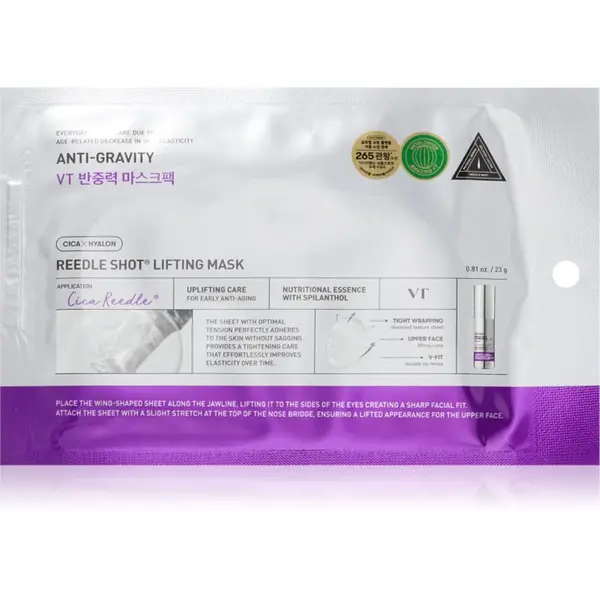 VT Cosmetics VT Cosmetics Reedle Shot Lifting Mask intenzivna lifting maska s učvršćujućim učinkom 23 g