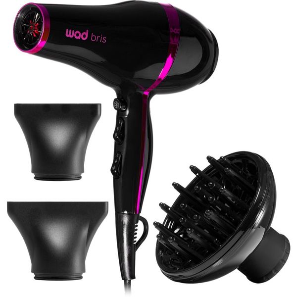 Wad Wad Bris Hair Dryer sušilo za kosu Black/Pink 1 kom