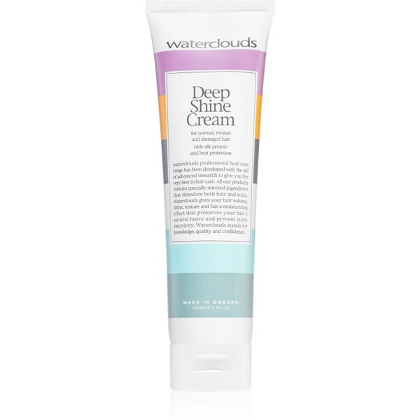 Waterclouds Waterclouds Deep Shine krema za stiliziranje za sjajnu i mekanu kosu 150 ml
