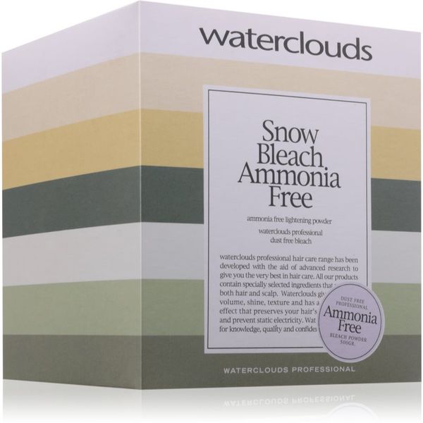 Waterclouds Waterclouds Snow Bleach Ammonia Free posvjetljujući puder za kosu 500 g