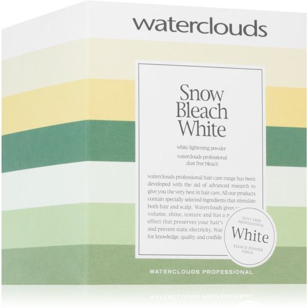 Waterclouds Waterclouds Snow Bleach White White Lightening Powder posvjetljujući puder za kosu 500 g