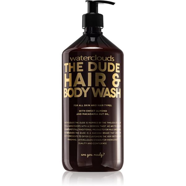 Waterclouds Waterclouds The Dude Hair & Body Wash gel za tuširanje i šampon 2 u 1 1000 ml