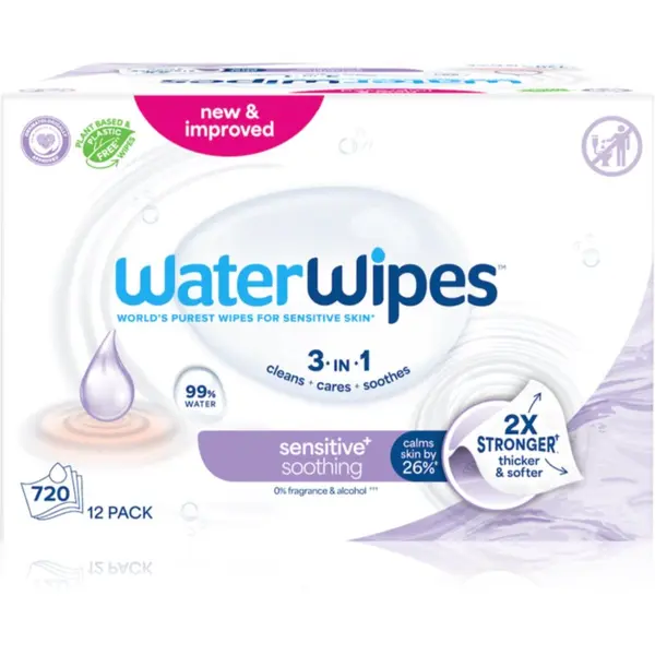 WaterWipes WaterWipes Soothing Clean dječje nježne vlažne maramice 12x60 kom