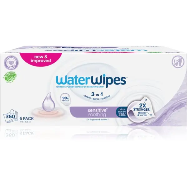 WaterWipes WaterWipes Soothing Clean dječje nježne vlažne maramice 6x60 kom