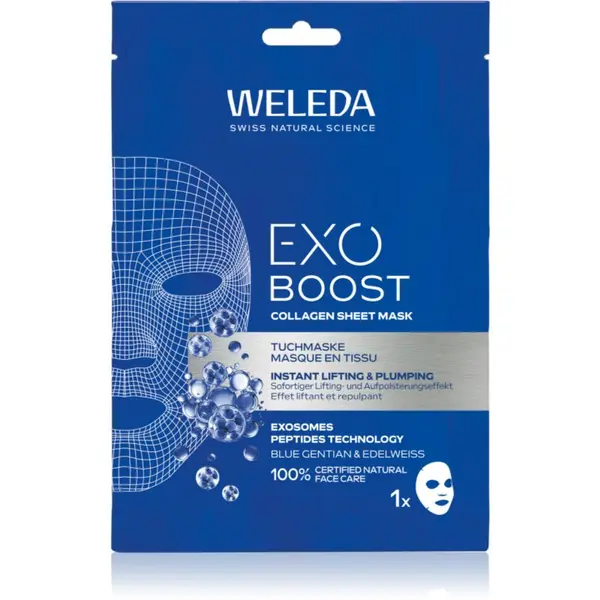 Weleda Weleda Exo Boost revitalizirajuća sheet maska s kolagenom 20 ml