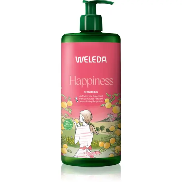 Weleda Weleda Happiness osvježavajući gel za tuširanje Grapefruit, Tangerine and Lime 750 ml