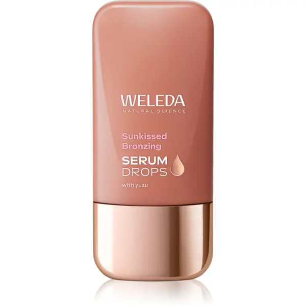 Weleda Weleda Serum Drops Sunkissed Bronzing hidratantni serum za lice s efektom lagane preplanulosti 30 ml