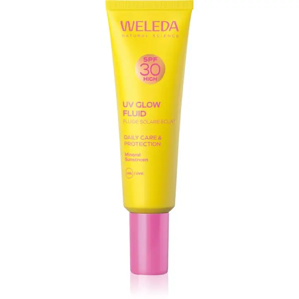 Weleda Weleda UV Glow Fluid fluid za lice za sjaj lica SPF 30 30 ml