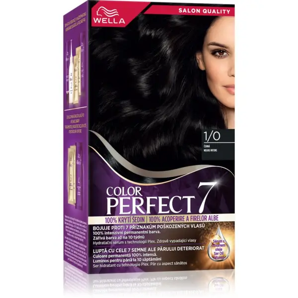 Wella Wella Color Perfect boja za kosu nijansa 1/0 Infinite Black 1 kom
