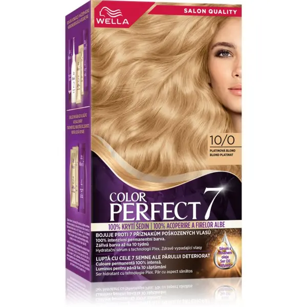Wella Wella Color Perfect boja za kosu nijansa 10/0 Platinium Blonde 1 kom