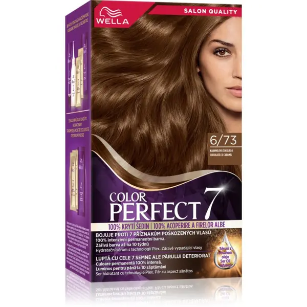 Wella Wella Color Perfect boja za kosu nijansa 6/73 Toffee Chocolate 1 kom