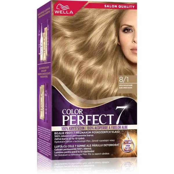 Wella Wella Color Perfect boja za kosu nijansa 8/1 Light Ash Blonde 1 kom