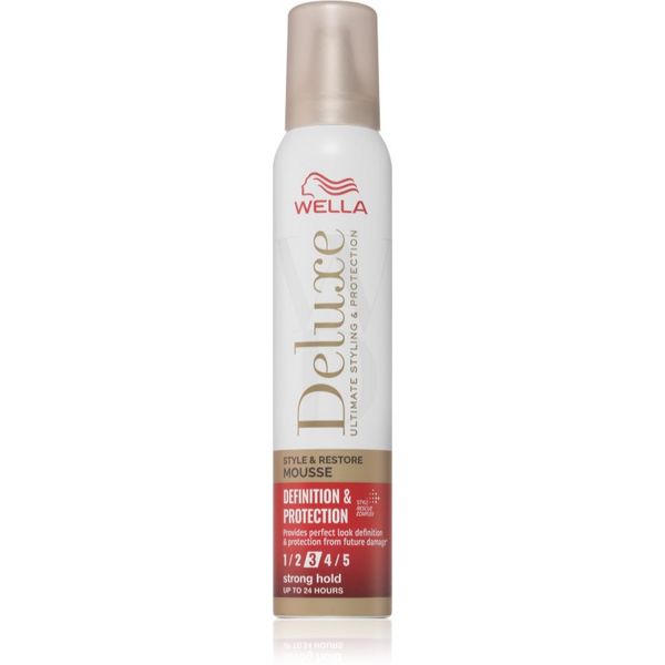 Wella Wella Deluxe Definition & Protection pjena za kosu za učvršćivanje i oblik 200 ml