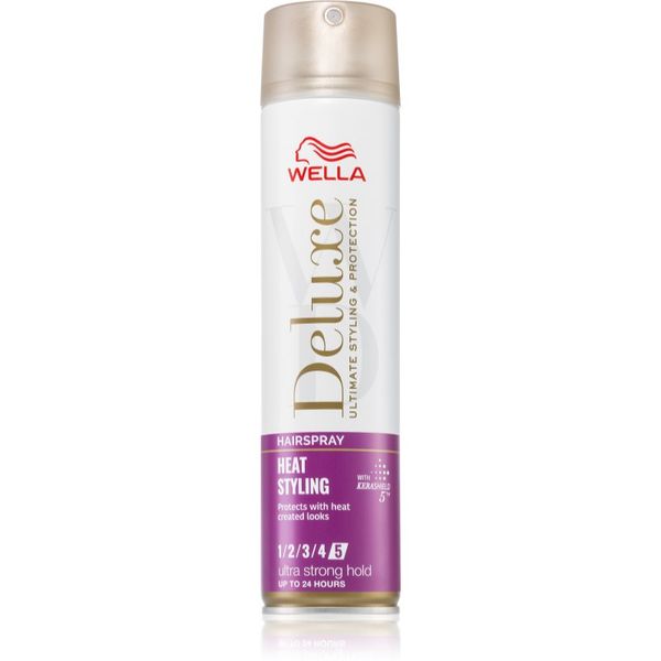 Wella Wella Deluxe Heat Styling lak za kosu za toplinsko oblikovanje kose 250 ml