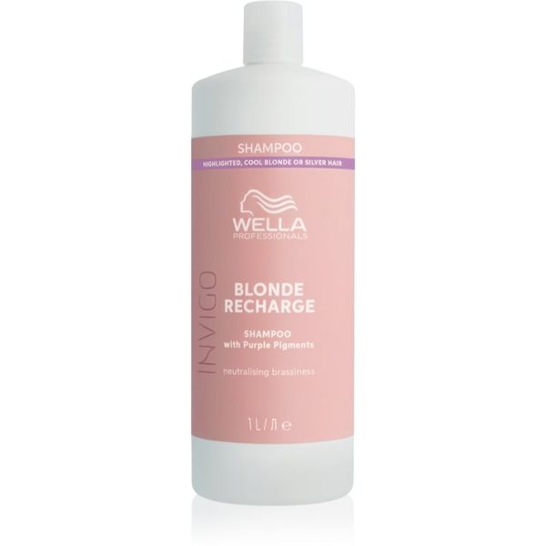 Wella Professionals Wella Professionals Invigo Blonde Recharge šampon za plavu kosu neutralizirajući žuti tonovi 1000 ml