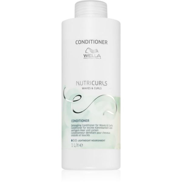 Wella Professionals Wella Professionals Nutricurls Waves & Curls hranjivi regenerator za jednostavno raščešljavanje kose 1000 ml