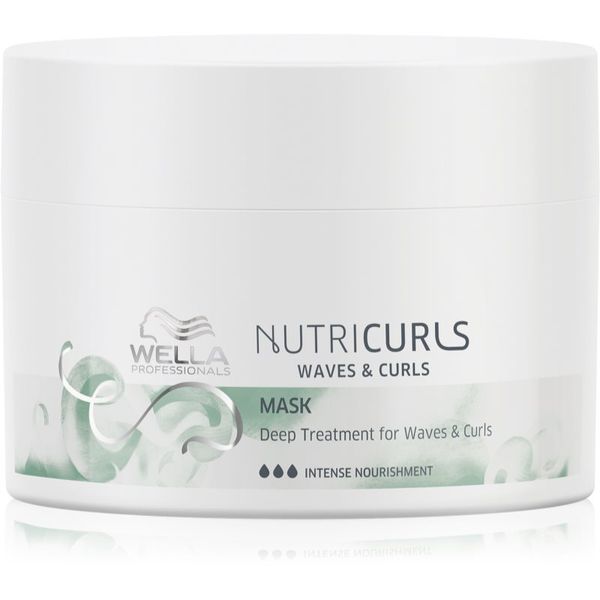 Wella Professionals Wella Professionals Nutricurls Waves & Curls maska za zaglađivanje za valovitu i kovrčavu kosu 150 ml