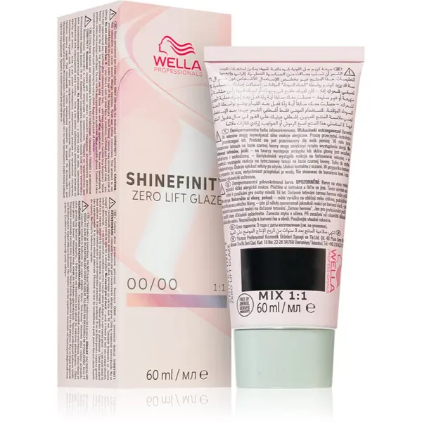 Wella Professionals Wella Professionals Shinefinity Zero Lift Glaze polutrajna boja za kosu nijansa 00/00 - Crystal Glaze 60 ml