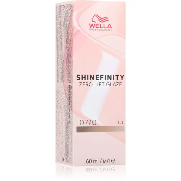 Wella Professionals Wella Professionals Shinefinity Zero Lift Glaze polutrajna boja za kosu nijansa 07/0 60 ml
