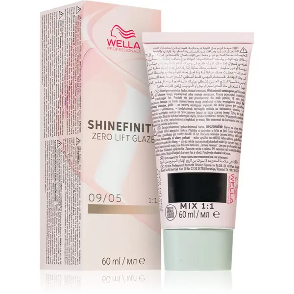 Wella Professionals Wella Professionals Shinefinity Zero Lift Glaze polutrajna boja za kosu nijansa 09/05 - Silk Blush 60 ml