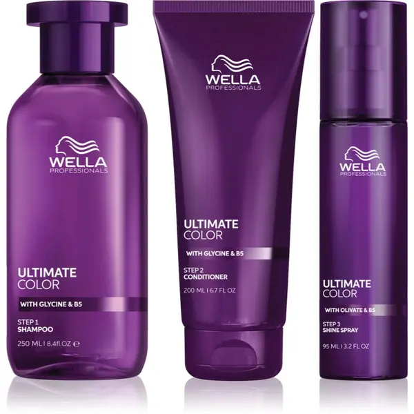 Wella Professionals Wella Professionals Ultimate Color sada set za obojenu kosu 3 kom
