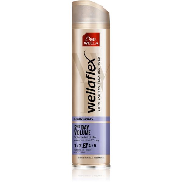 Wella Wella Wellaflex 2nd Day Volume lak za kosu za srednje učvršćivanje za volumen 250 ml