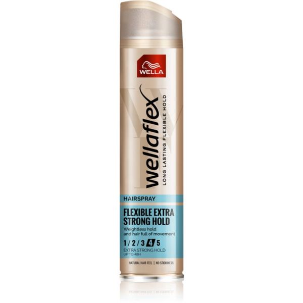 Wella Wella Wellaflex Flexible Extra Strong lak za kosu za jako učvršćivanje 250 ml