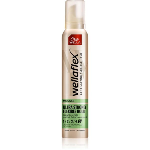 Wella Wella Wellaflex Flexible Ultra Strong pjena za kosu ultra jako učvršćivanje 200 ml