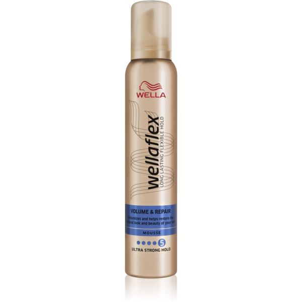 Wella Wella Wellaflex Volume & Repair pjena za kosu za volumen i vitalnost 200 ml