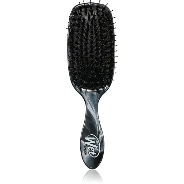Wet Brush Wet Brush Shine Enhancer četka za kosu s čekinjama divlje svinje Metalic marble - onyx 1 kom