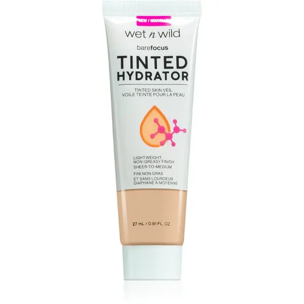 Wet n Wild Wet n Wild BareFocus Tinted Hydrator tonirani fluid za ujednačavanje tena nijansa Light Medium 27 ml