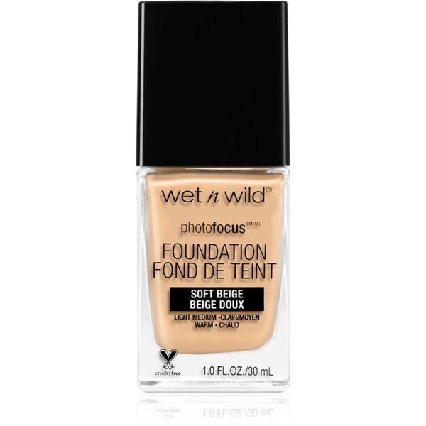 Wet n Wild Wet n Wild Photo Focus matirajući fluidni puder nijansa Soft Beige 30 ml