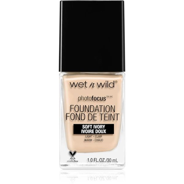 Wet n Wild Wet n Wild Photo Focus matirajući fluidni puder nijansa Soft Ivory 30 ml