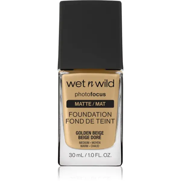 Wet n Wild Wet n Wild PhotoFocus matirajući fluidni puder nijansa Golden Beige 30 ml