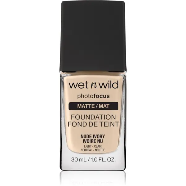 Wet n Wild Wet n Wild PhotoFocus matirajući fluidni puder nijansa Nude Ivory 30 ml