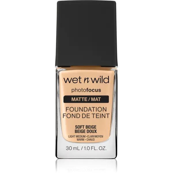 Wet n Wild Wet n Wild PhotoFocus matirajući fluidni puder nijansa Soft Beige 30 ml