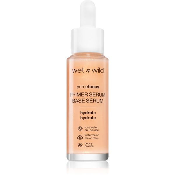 Wet n Wild Wet n Wild Prime Focus posvjetljujući serum kao baza s hidratantnim učinkom 30 ml