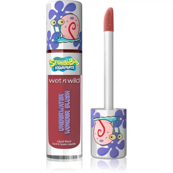 Wet n Wild Wet n Wild SpongeBob SquarePants Underwater Wonder Blush tekuće rumenilo nijansa Snailed It 6.5 ml