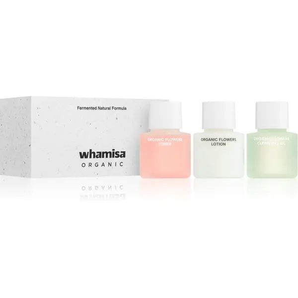 WHAMISA WHAMISA Organic Flowers Renewal Miniature Kit poklon set za savršeno lice