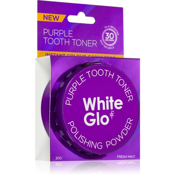 White Glo White Glo Purple Tooth Toner Powder puder za izbjeljivanje zuba 30 g