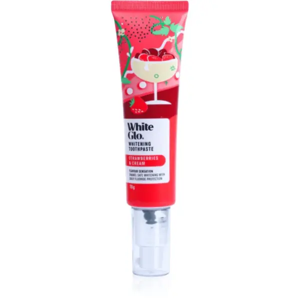 White Glo White Glo Whitening Toothpaste Strawberries and Cream pasta za zube 70 g